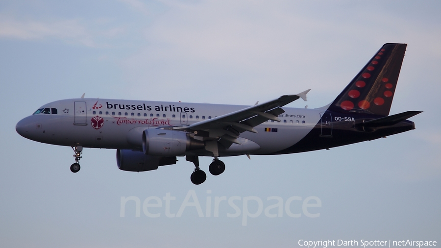 Brussels Airlines Airbus A319-111 (OO-SSA) | Photo 212262