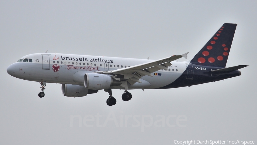 Brussels Airlines Airbus A319-111 (OO-SSA) | Photo 212263