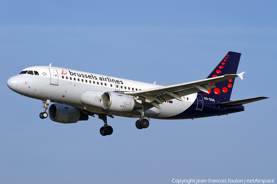 Brussels Airlines Airbus A319-111 (OO-SSA) | Photo 93987