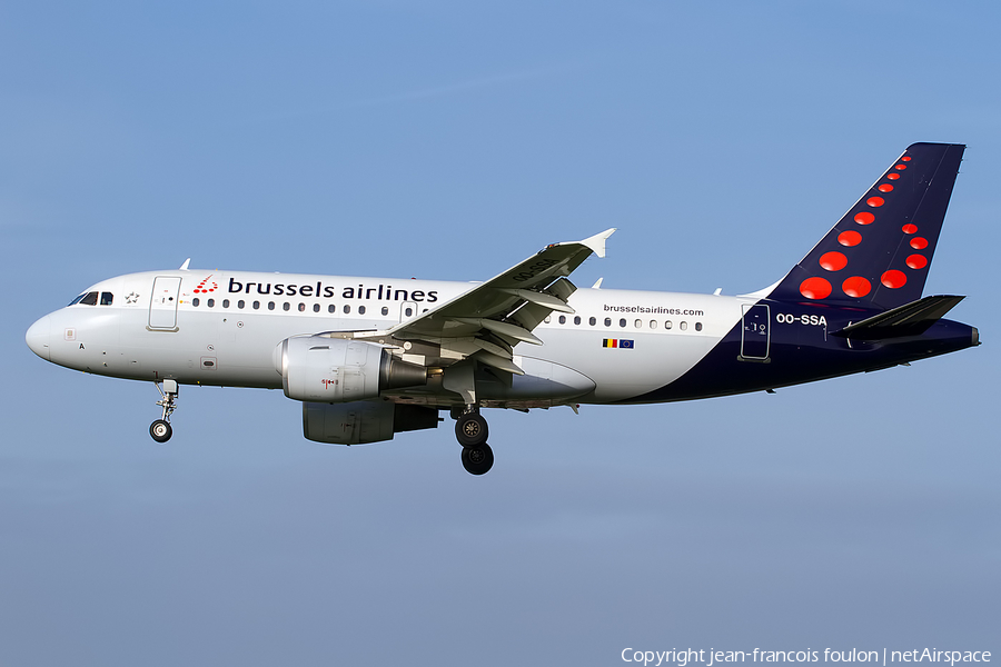 Brussels Airlines Airbus A319-111 (OO-SSA) | Photo 93988