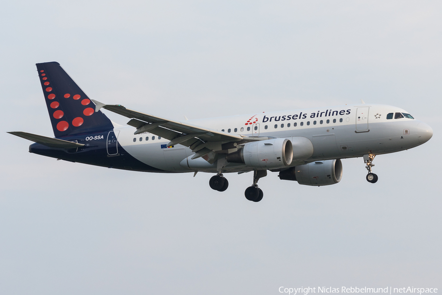 Brussels Airlines Airbus A319-111 (OO-SSA) | Photo 309762