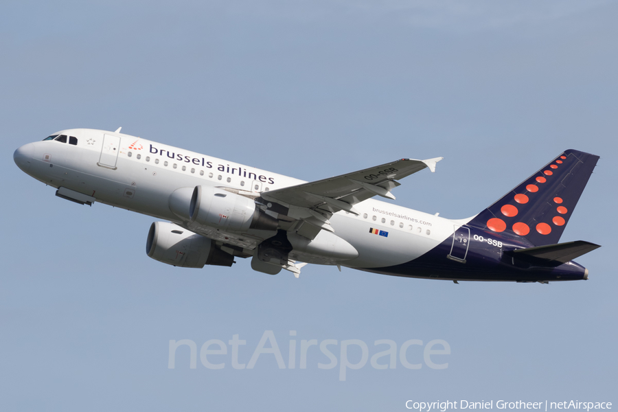 Brussels Airlines Airbus A319-111 (OO-SSB) | Photo 165774