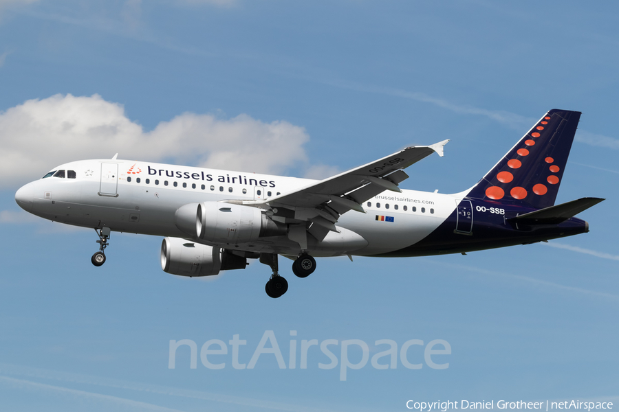 Brussels Airlines Airbus A319-111 (OO-SSB) | Photo 165834