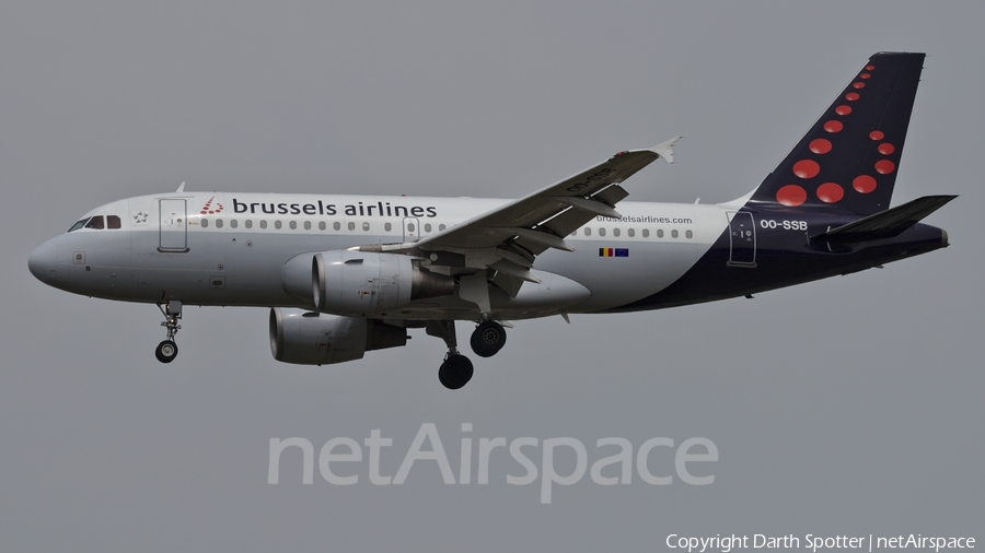 Brussels Airlines Airbus A319-111 (OO-SSB) | Photo 229991