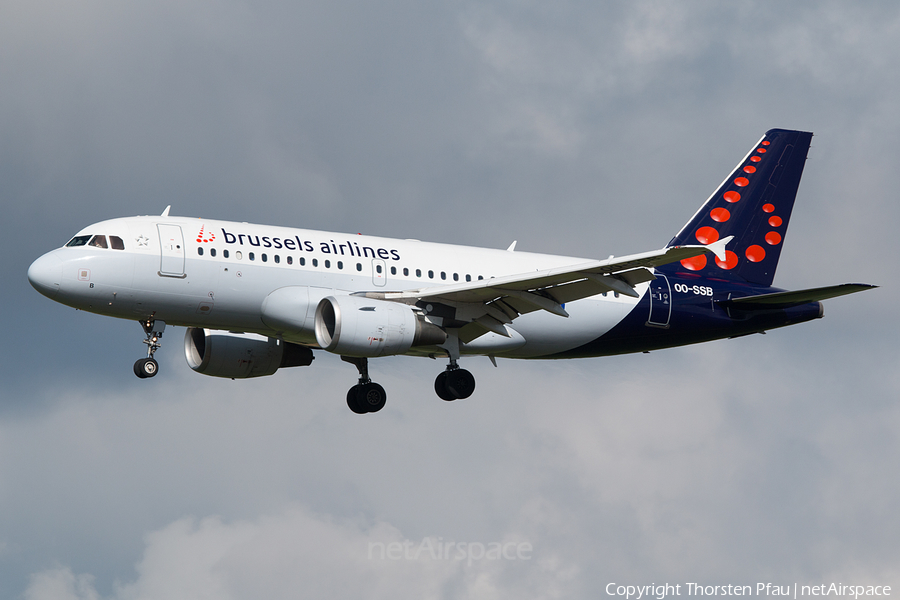 Brussels Airlines Airbus A319-111 (OO-SSB) | Photo 61076