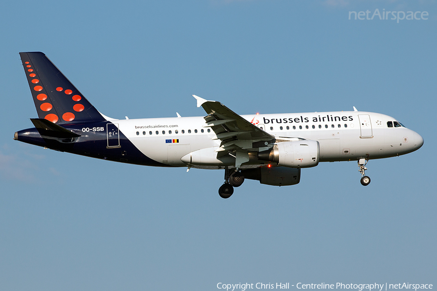 Brussels Airlines Airbus A319-111 (OO-SSB) | Photo 85461