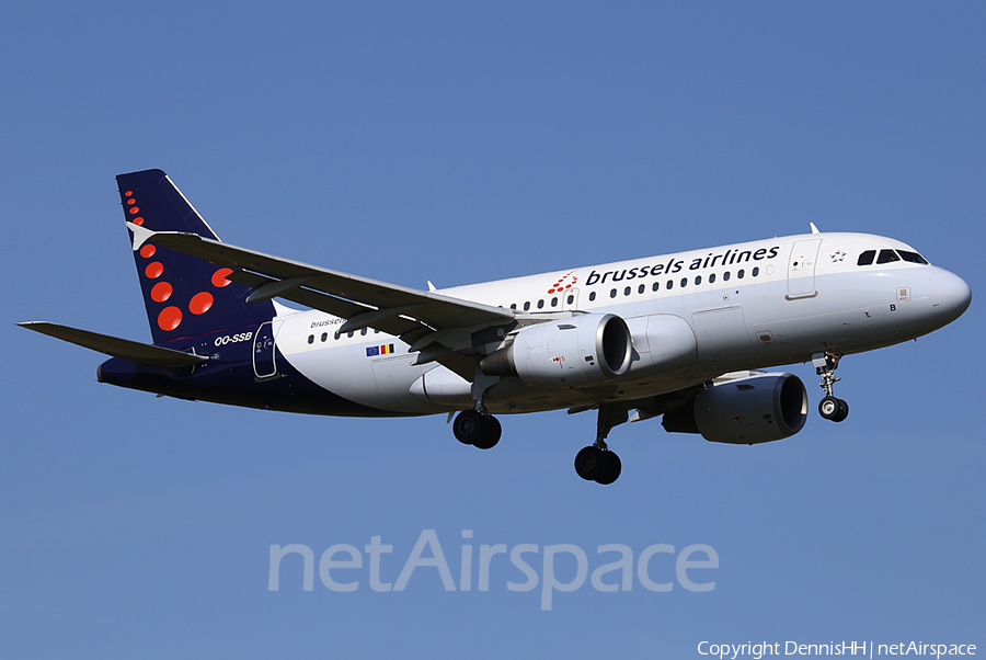 Brussels Airlines Airbus A319-111 (OO-SSB) | Photo 442639