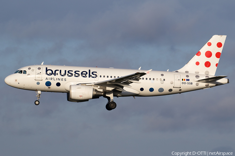 Brussels Airlines Airbus A319-111 (OO-SSB) | Photo 659764