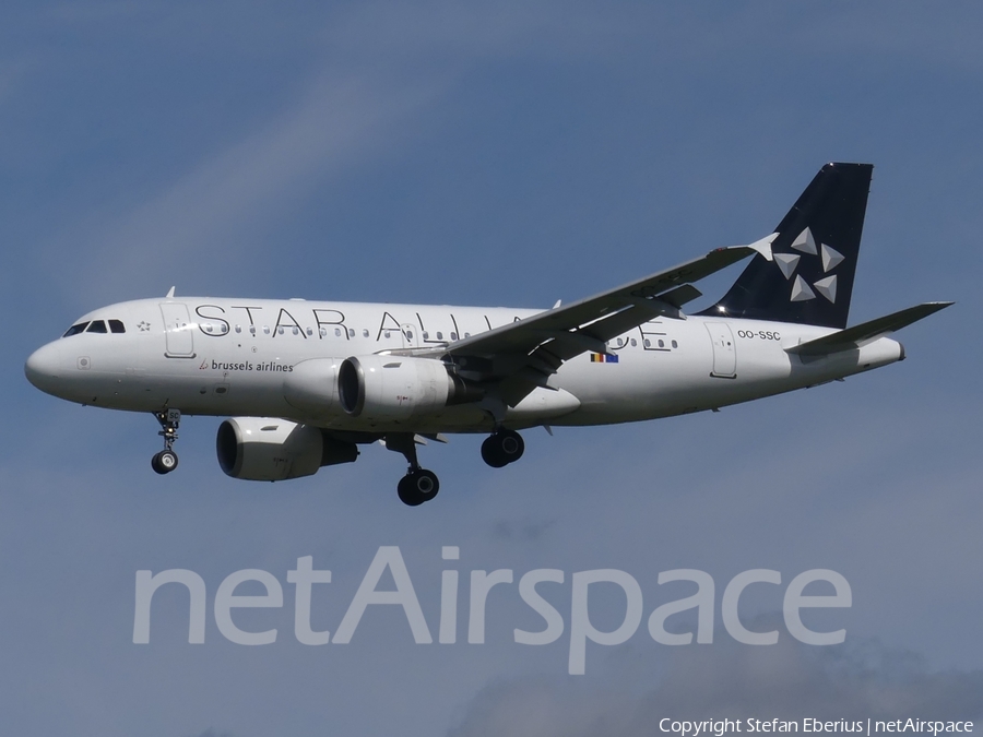 Brussels Airlines Airbus A319-112 (OO-SSC) | Photo 224925
