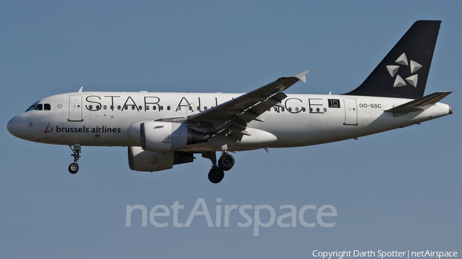 Brussels Airlines Airbus A319-112 (OO-SSC) | Photo 229993