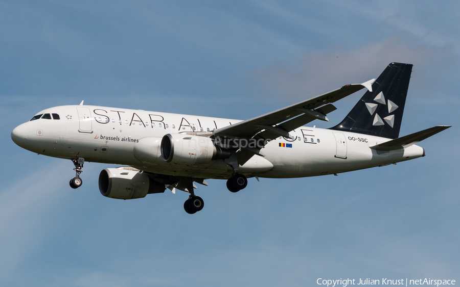 Brussels Airlines Airbus A319-112 (OO-SSC) | Photo 173882