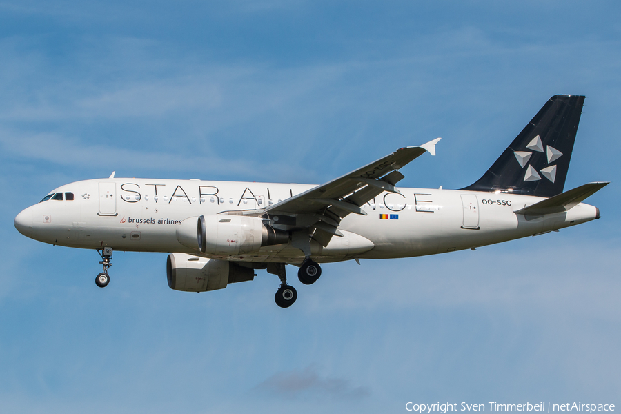 Brussels Airlines Airbus A319-112 (OO-SSC) | Photo 174164