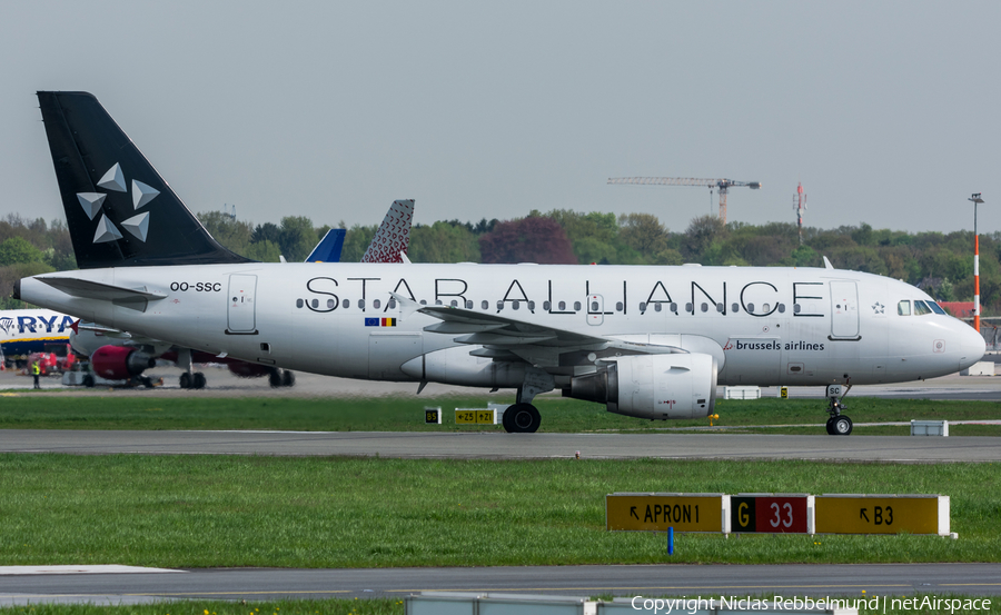 Brussels Airlines Airbus A319-112 (OO-SSC) | Photo 240775