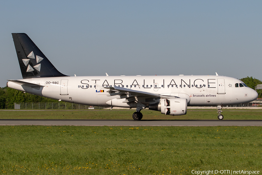 Brussels Airlines Airbus A319-112 (OO-SSC) | Photo 242534