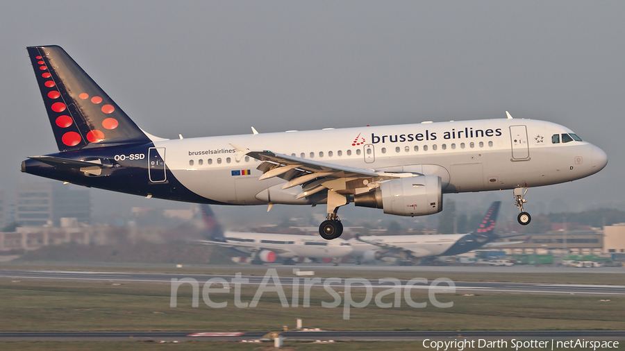 Brussels Airlines Airbus A319-112 (OO-SSD) | Photo 356608