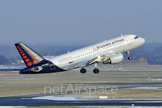 Brussels Airlines Airbus A319-112 (OO-SSD) at  Brussels - International, Belgium