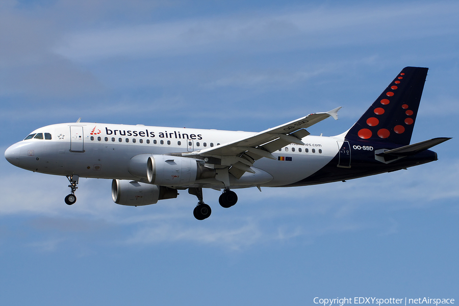 Brussels Airlines Airbus A319-112 (OO-SSD) | Photo 275538