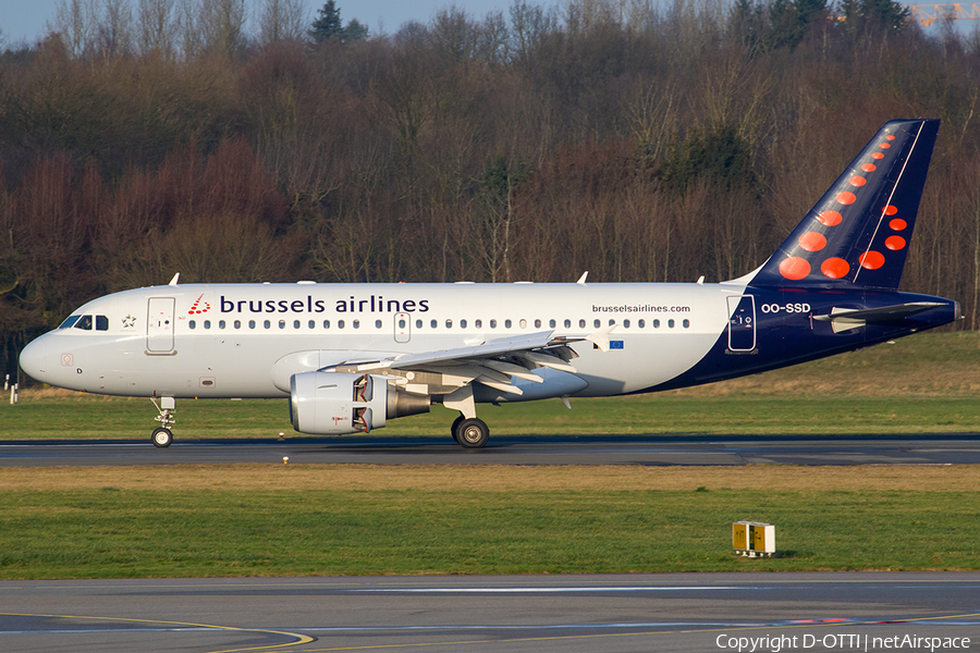 Brussels Airlines Airbus A319-112 (OO-SSD) | Photo 206283