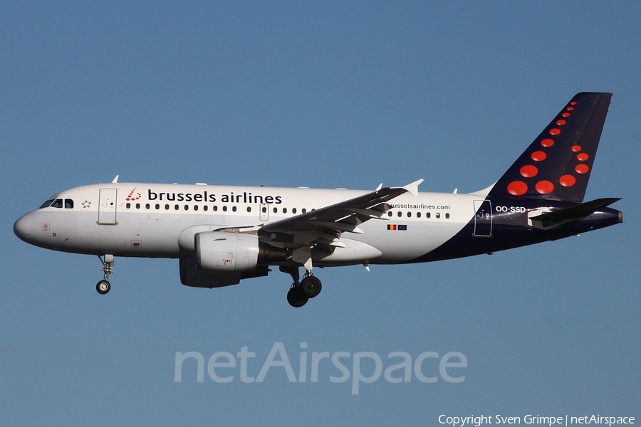 Brussels Airlines Airbus A319-112 (OO-SSD) | Photo 42735