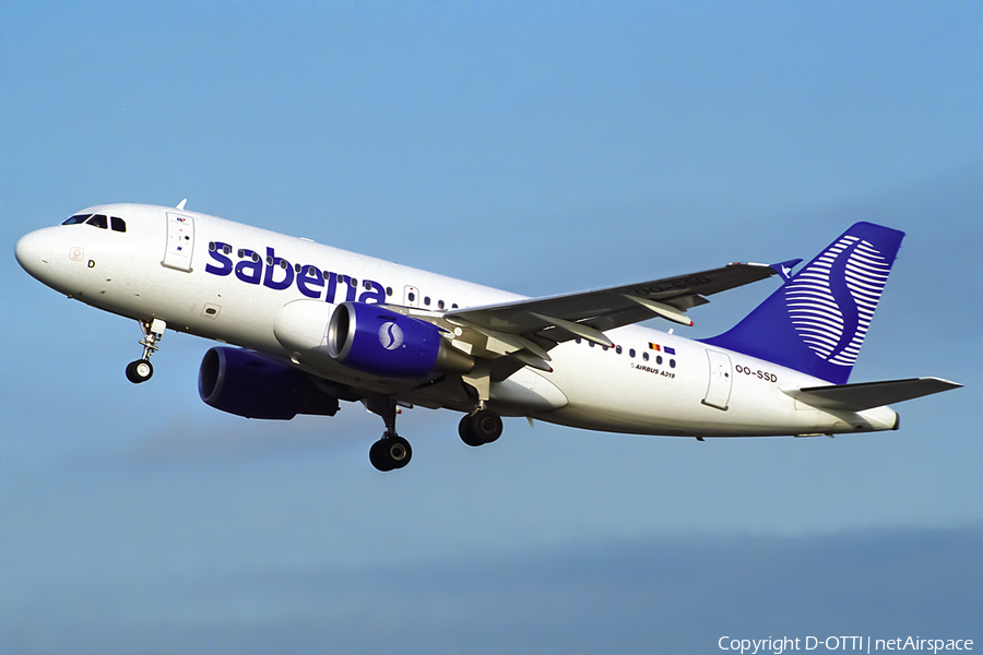 Sabena Airbus A319-112 (OO-SSD) | Photo 451142