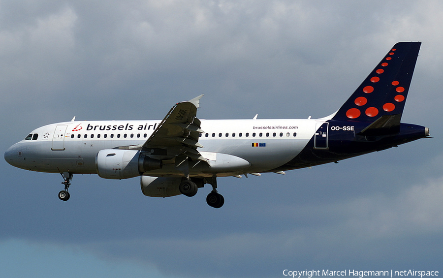 Brussels Airlines Airbus A319-111 (OO-SSE) | Photo 123356