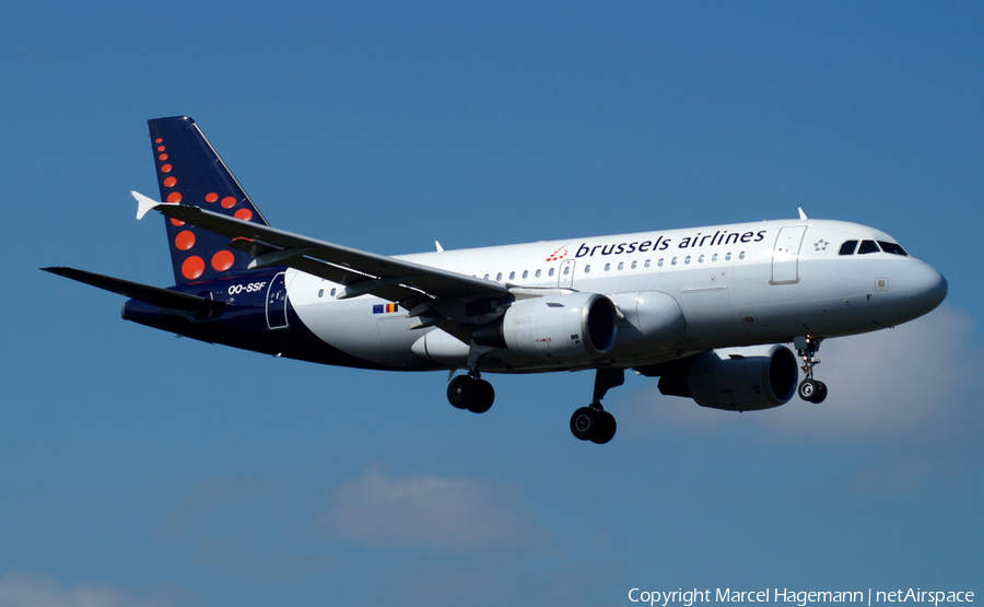 Brussels Airlines Airbus A319-111 (OO-SSF) | Photo 120747