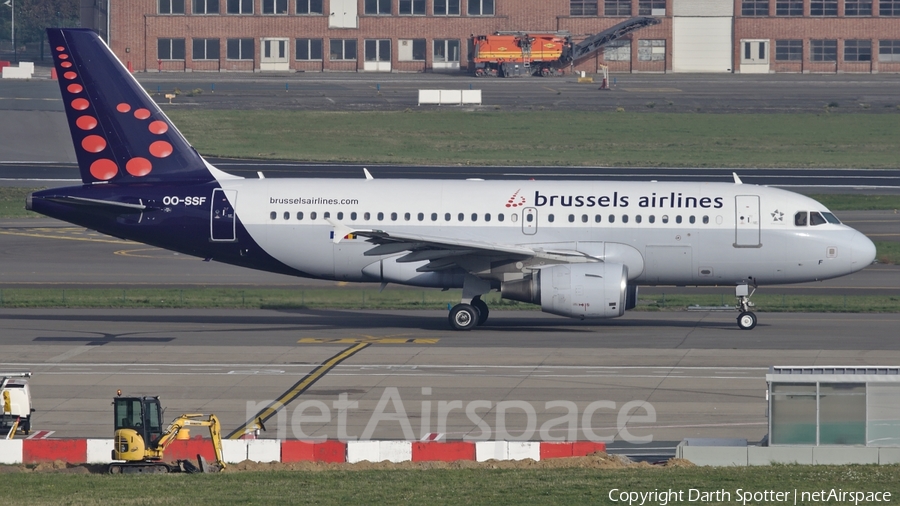 Brussels Airlines Airbus A319-111 (OO-SSF) | Photo 232588
