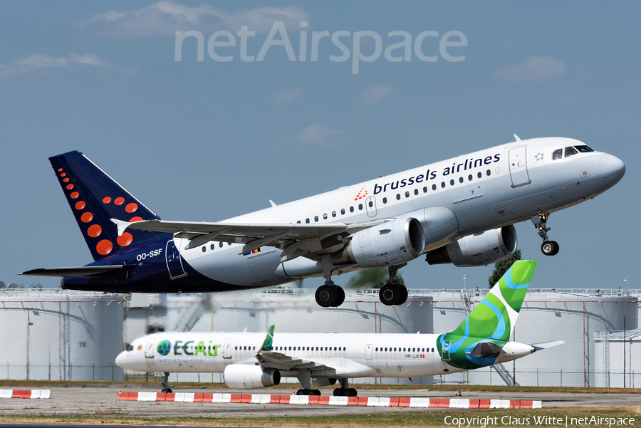 Brussels Airlines Airbus A319-111 (OO-SSF) | Photo 307598