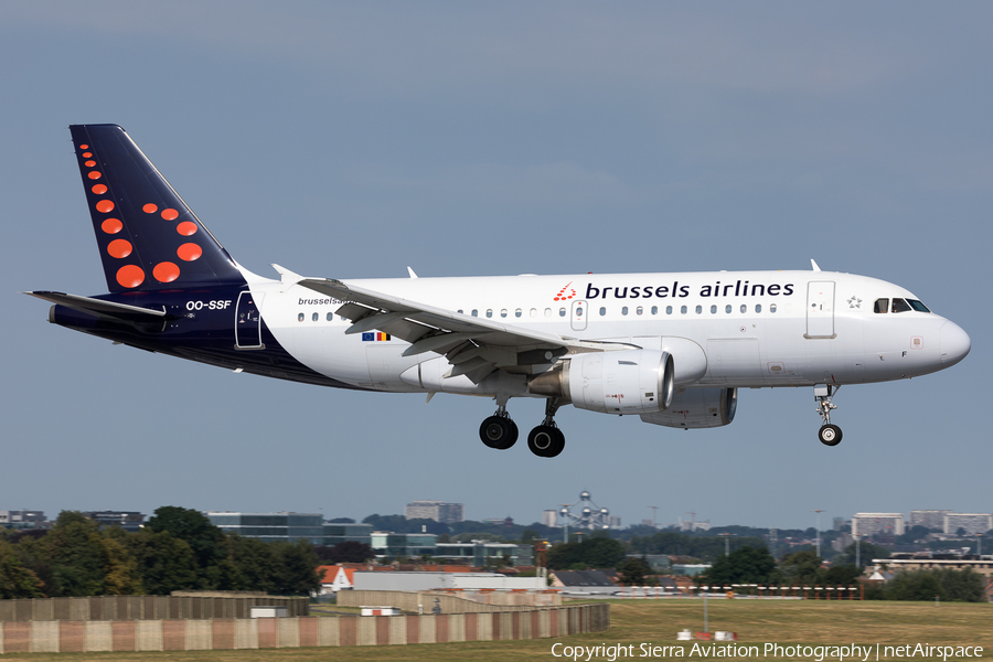 Brussels Airlines Airbus A319-111 (OO-SSF) | Photo 330627