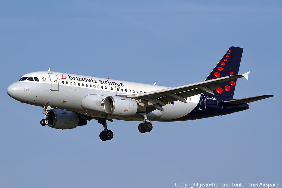 Brussels Airlines Airbus A319-111 (OO-SSF) | Photo 93980