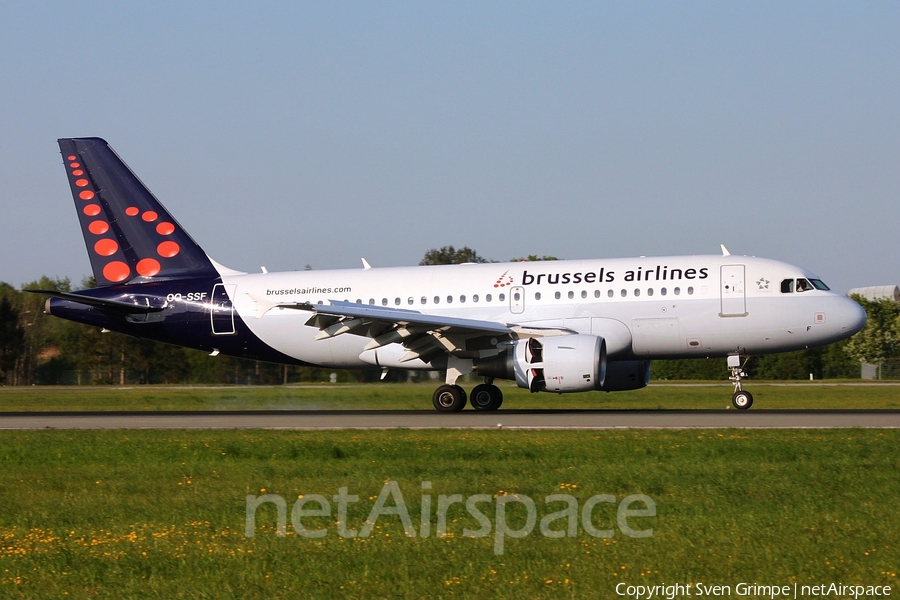 Brussels Airlines Airbus A319-111 (OO-SSF) | Photo 107738