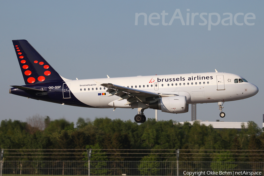 Brussels Airlines Airbus A319-111 (OO-SSF) | Photo 107863