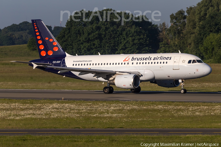 Brussels Airlines Airbus A319-111 (OO-SSF) | Photo 521635