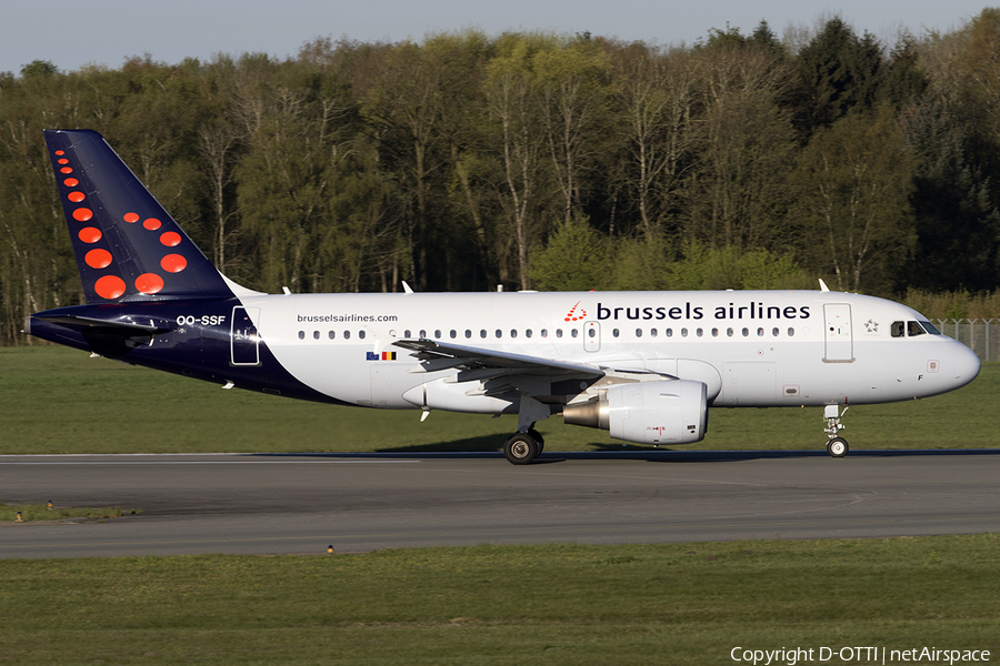 Brussels Airlines Airbus A319-111 (OO-SSF) | Photo 554376