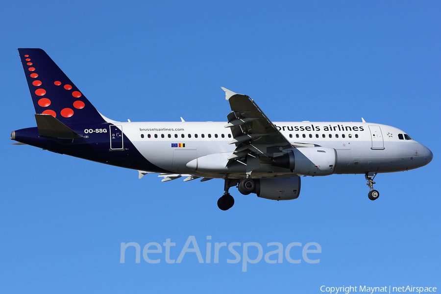 Brussels Airlines Airbus A319-112 (OO-SSG) | Photo 150027