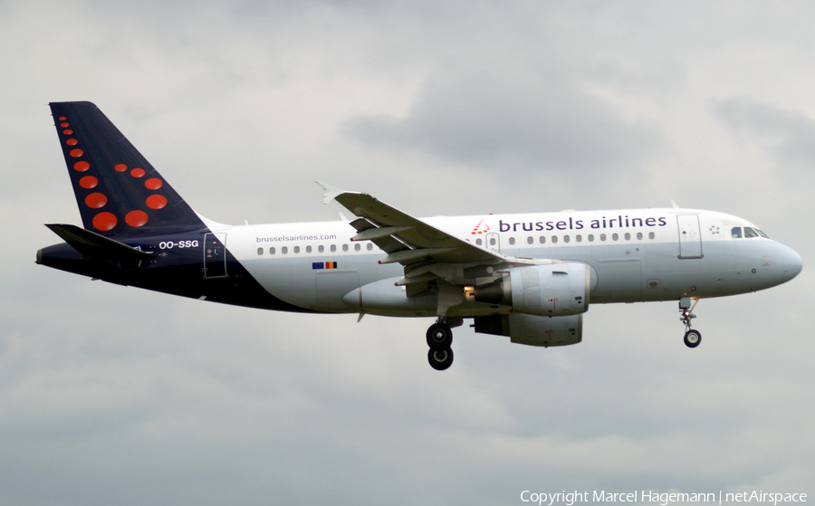 Brussels Airlines Airbus A319-112 (OO-SSG) | Photo 124216