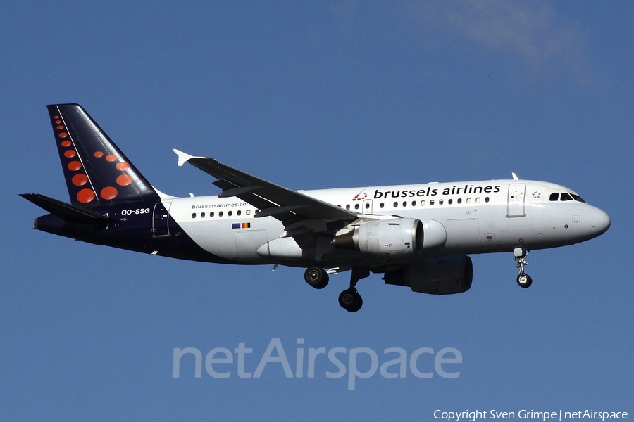 Brussels Airlines Airbus A319-112 (OO-SSG) | Photo 127724
