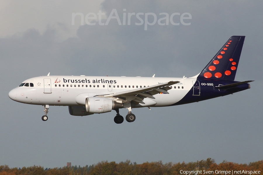 Brussels Airlines Airbus A319-112 (OO-SSG) | Photo 43023