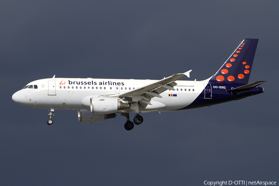 Brussels Airlines Airbus A319-112 (OO-SSG) | Photo 384893