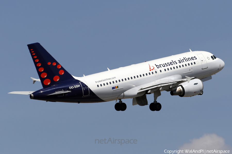 Brussels Airlines Airbus A319-112 (OO-SSH) | Photo 522371