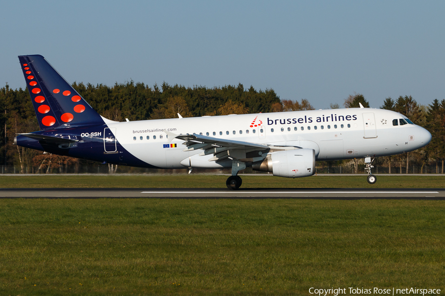 Brussels Airlines Airbus A319-112 (OO-SSH) | Photo 313523