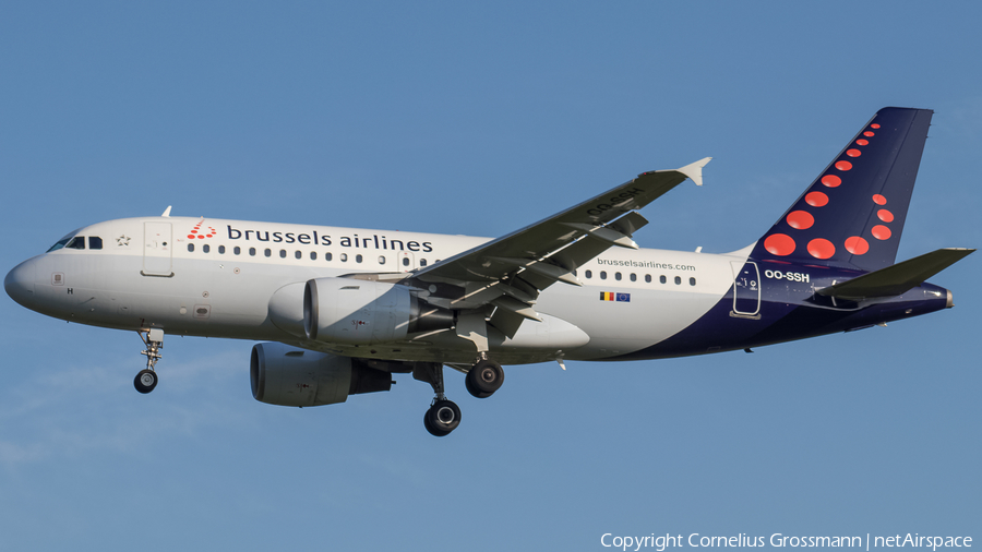 Brussels Airlines Airbus A319-112 (OO-SSH) | Photo 383235