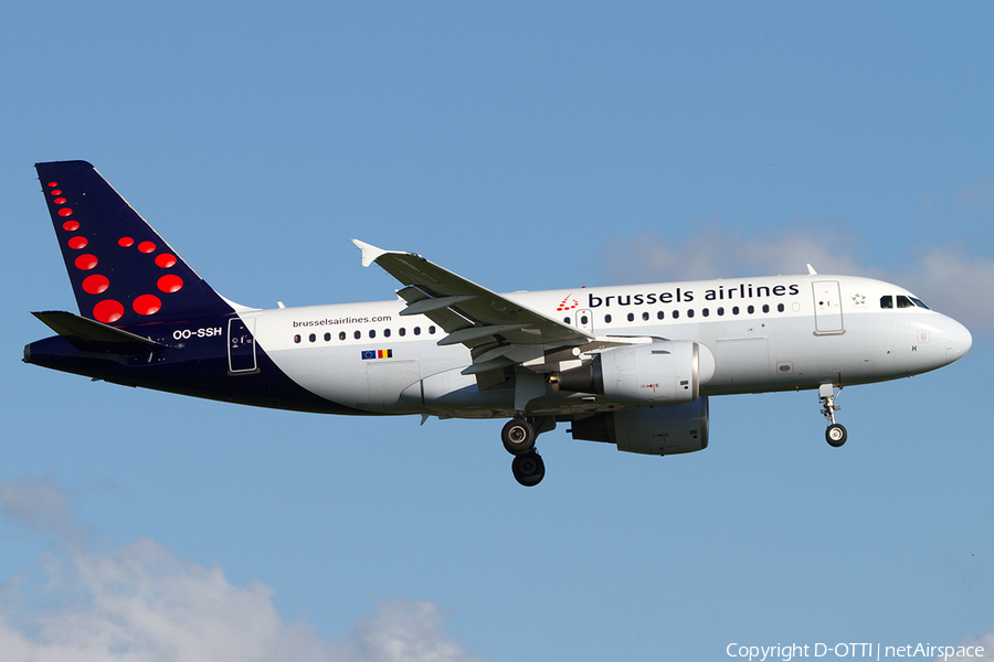 Brussels Airlines Airbus A319-112 (OO-SSH) | Photo 494663