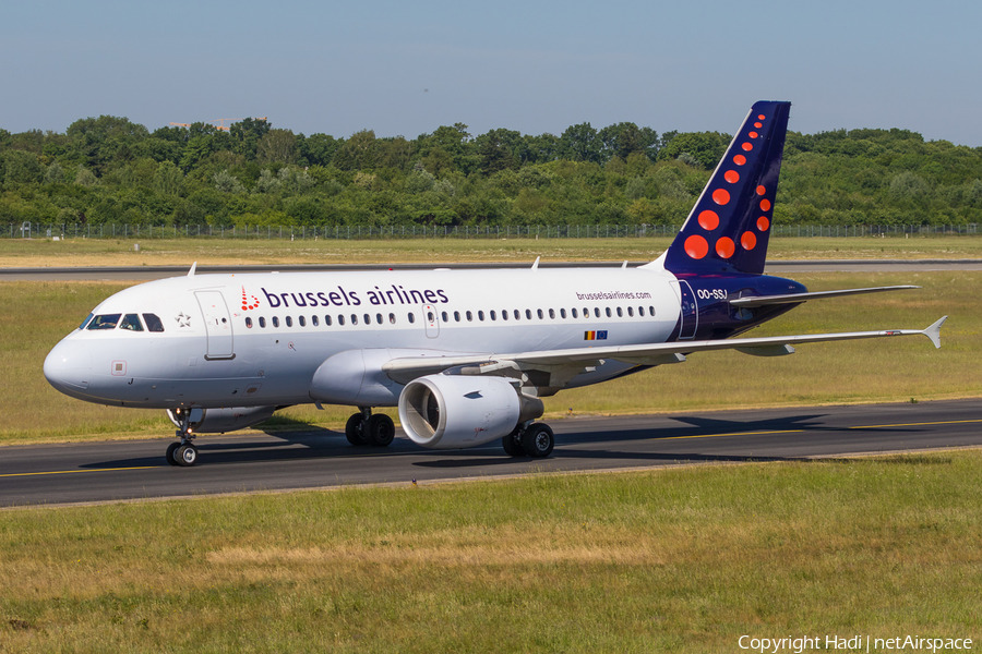 Brussels Airlines Airbus A319-111 (OO-SSJ) | Photo 245502