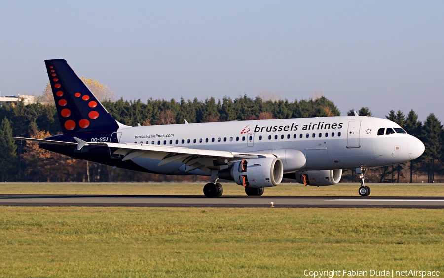 Brussels Airlines Airbus A319-111 (OO-SSJ) | Photo 280617