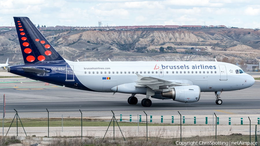 Brussels Airlines Airbus A319-111 (OO-SSJ) | Photo 257356