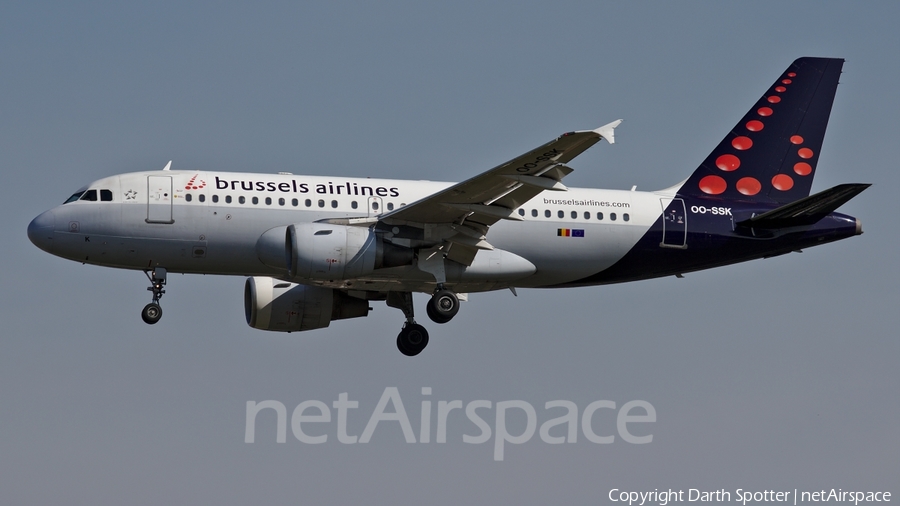Brussels Airlines Airbus A319-112 (OO-SSK) | Photo 229999
