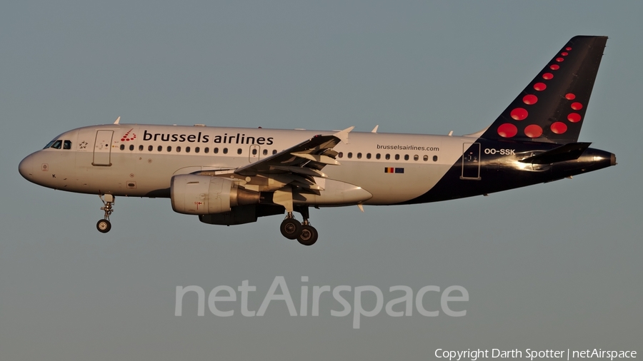 Brussels Airlines Airbus A319-112 (OO-SSK) | Photo 233772
