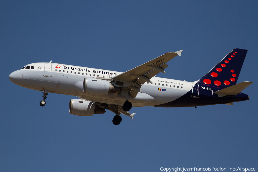Brussels Airlines Airbus A319-111 (OO-SSL) | Photo 257581