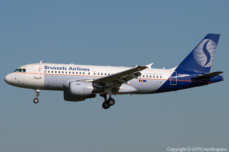 Brussels Airlines Airbus A319-112 (OO-SSM) | Photo 199850